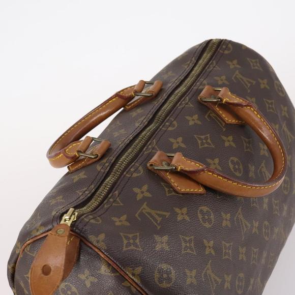 LOUIS VUITTON Monogram Speedy 35 Hand Bag M41524 LV Auth 141794 - Picture 6 of 16